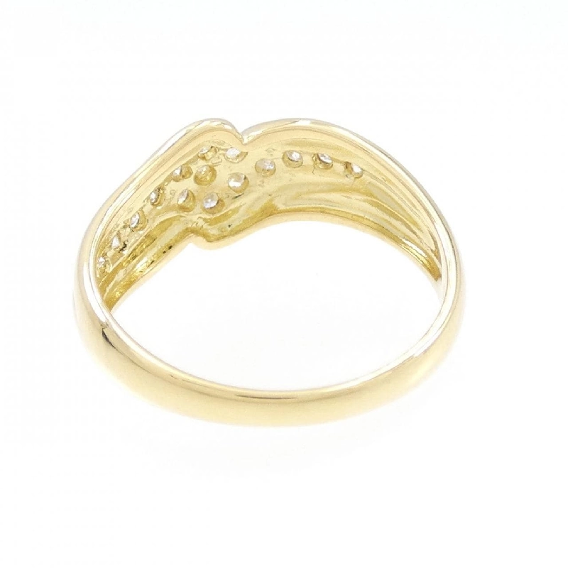 Nhẫn kim cương K18YG 0.30CT 671047