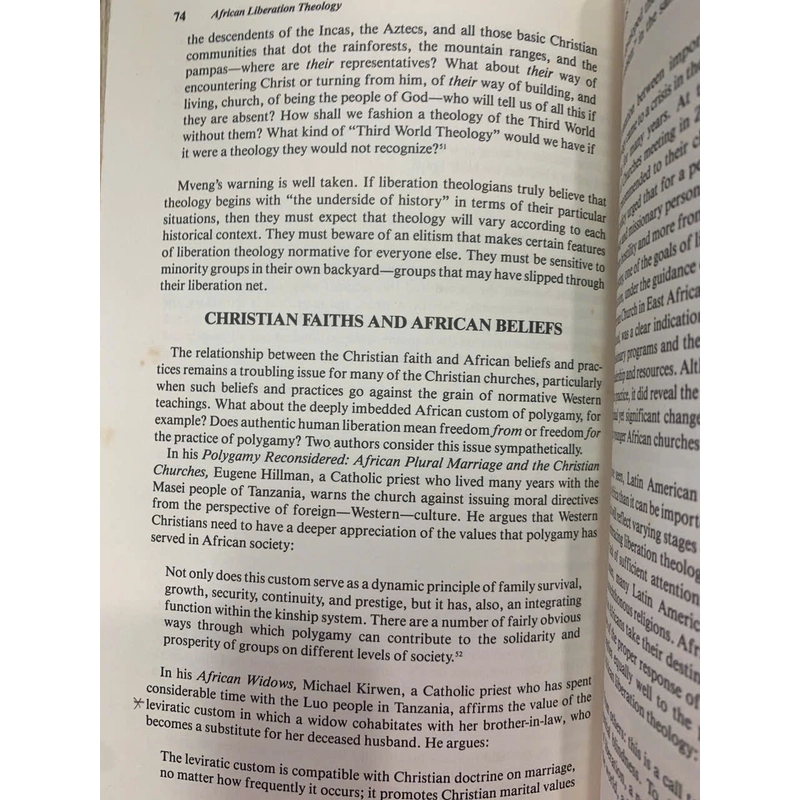 THIRD WORLD LIBERATION THEOLOGIES 499696