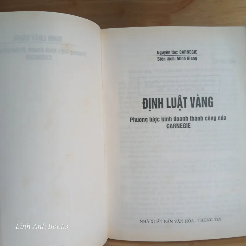 Định Luật Vàng - Phương Lược Kinh Doanh Thành Công Của Carnegie 787979