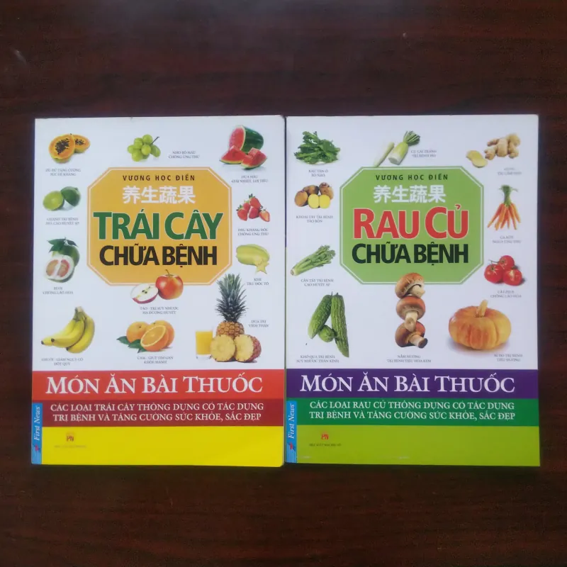 [Sách Y Học] Trái Cây Chữa Bệnh + Rau Củ Chữa Bệnh - Món Ăn Bài Thuốc Full Color 1002974