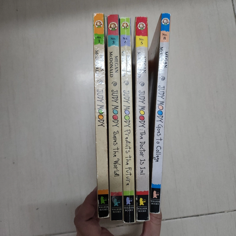 Bộ 5 quyển truyện Judy Moody của Megan McDonald mới 89% 522622