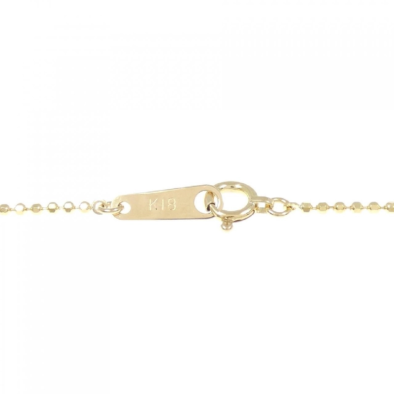 Dây chuyền kim cương cỏ ba lá ba màu K18 0.35CT - Hàng hiệu chính hãng 858740