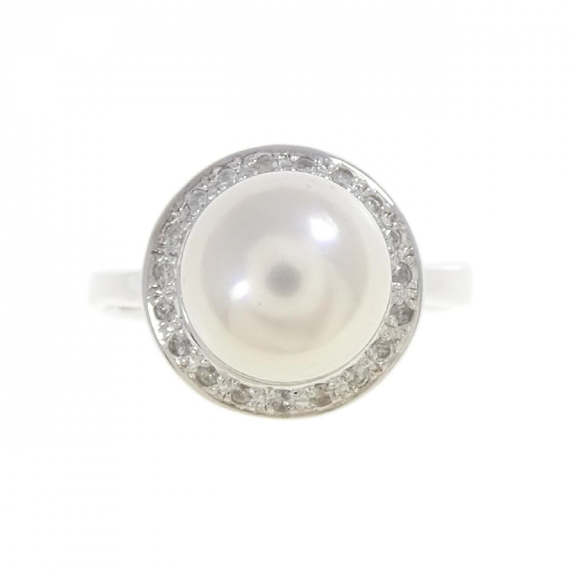 Nhẫn ngọc trai Akoya K18WG 8.3mm - Hàng hiệu Chính hãng 853842