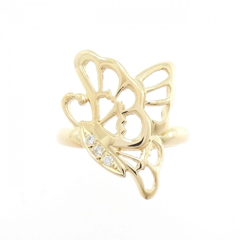 Nhẫn kim cương bướm Ginza Tanaka 0.03CT - Hàng hiệu Authentic 838102