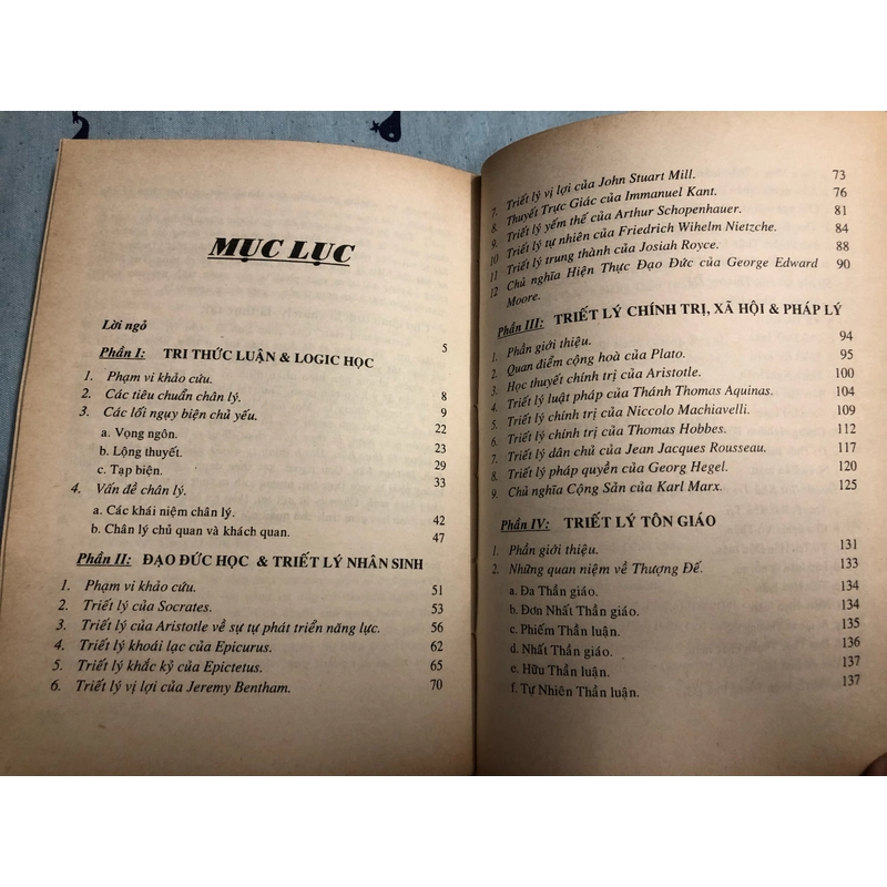 Tư tưởng của các triết gia vĩ đại - William S. Sahakan 325755