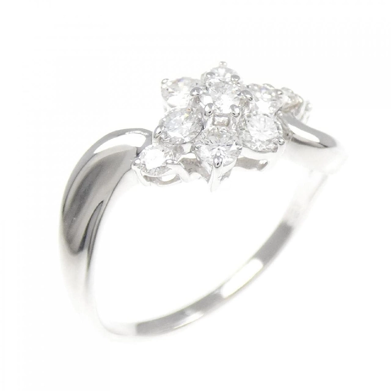 Nhẫn kim cương K18WG hoa 0.51CT 673086