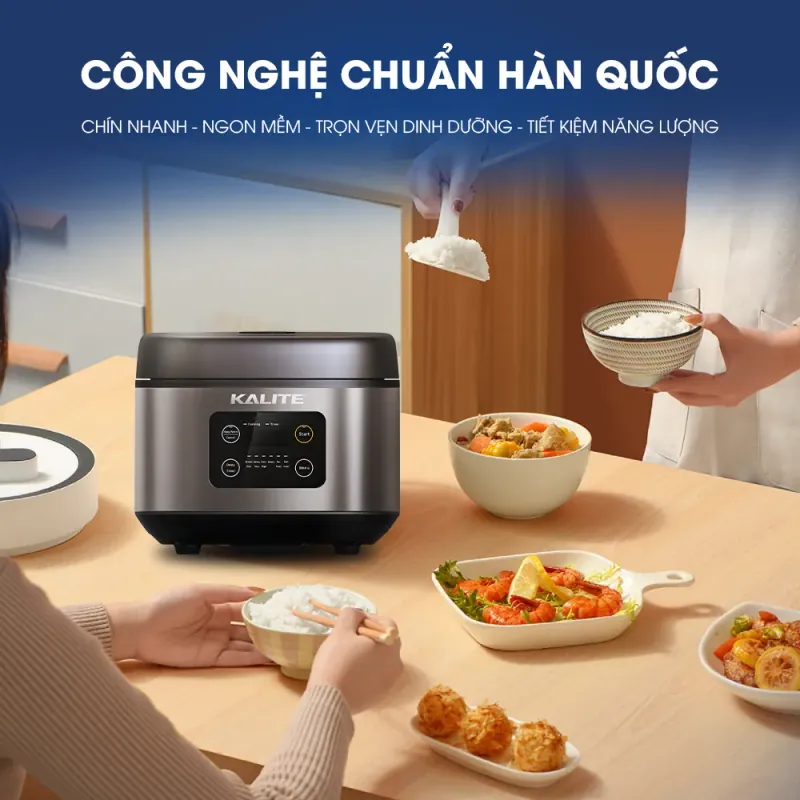 🎉 Nồi cơm đa năng KALITE KL-620 – Nấu cơm, hầm, hấp tiện lợi, tiết kiệm năng lượng! 707694