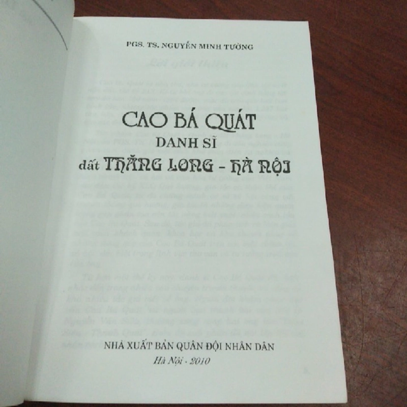 CAO BÁ QUÁT DANH SĨ ĐẤT THĂNG LONG - HÀ NỘI  278077