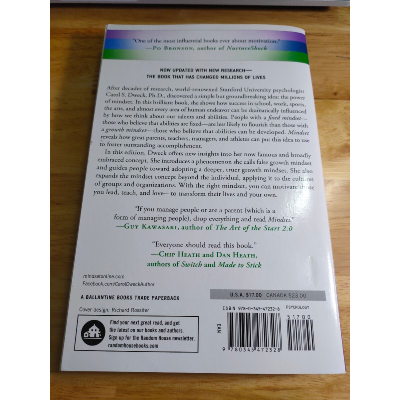 Mindset The New Psychology of Success 3663