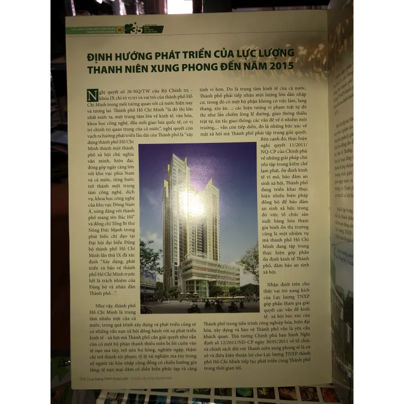 Lực lượng thanh niên xung phong thành phố Hồ Chí Minh 35 năm xây dựng và phát triển  755029