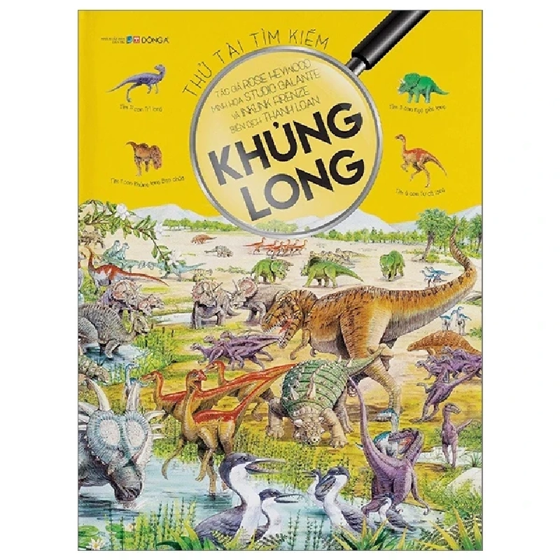 Thử Tài Tìm Kiếm - Khủng Long - Usborne (Mới 100%) Kiến thức, kỹ năng sống cho trẻ, Đông A - SÁCH ĐẠI HỌC 486730