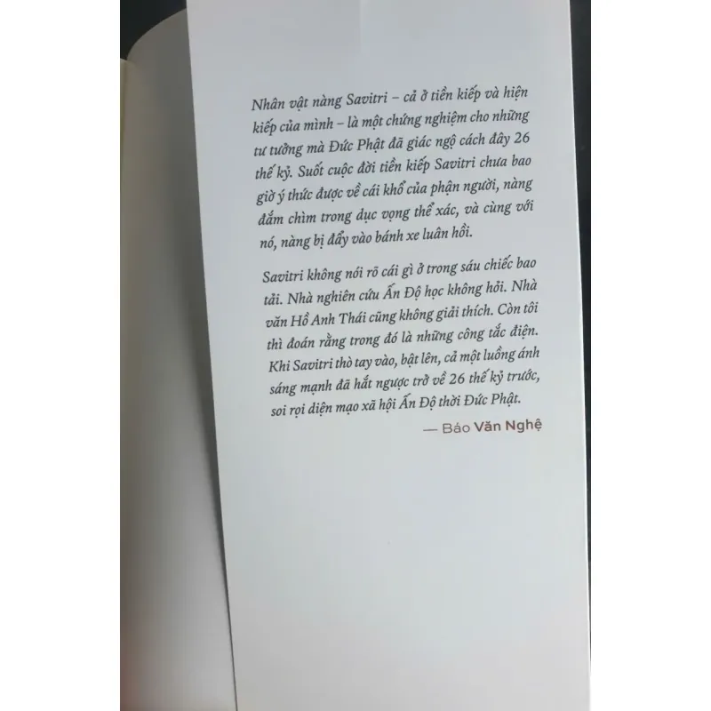 Đức Phật, nàng Savitri và tôi - Hồ Anh Thái mới 90% 788098