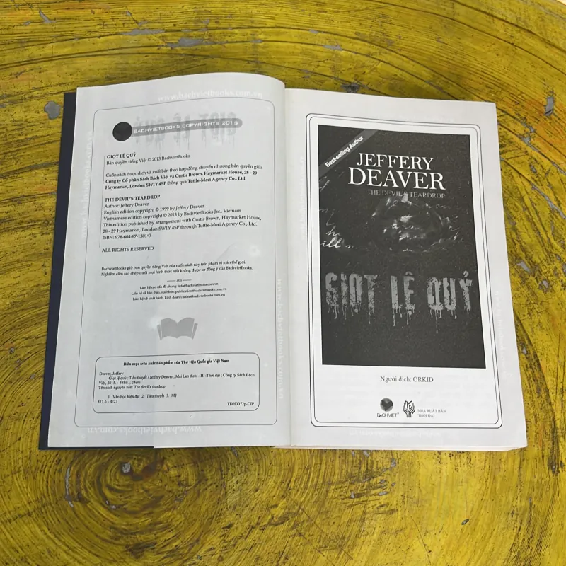 GIỌT LỆ QUỶ - JEFFEREY DEAVER  748876