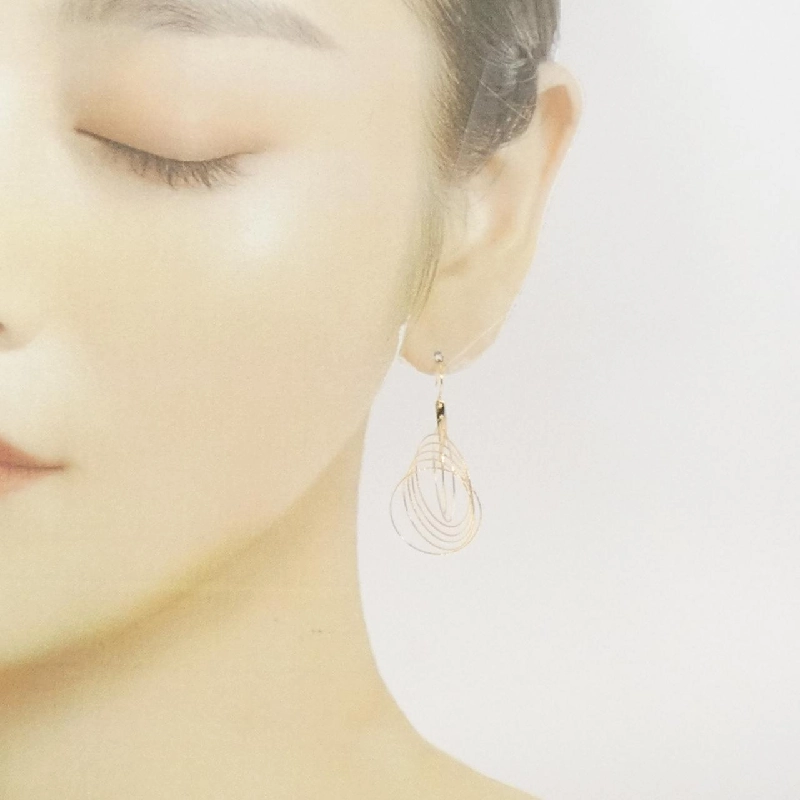 K18YG Bông tai - Hàng hiệu Authentic 875073