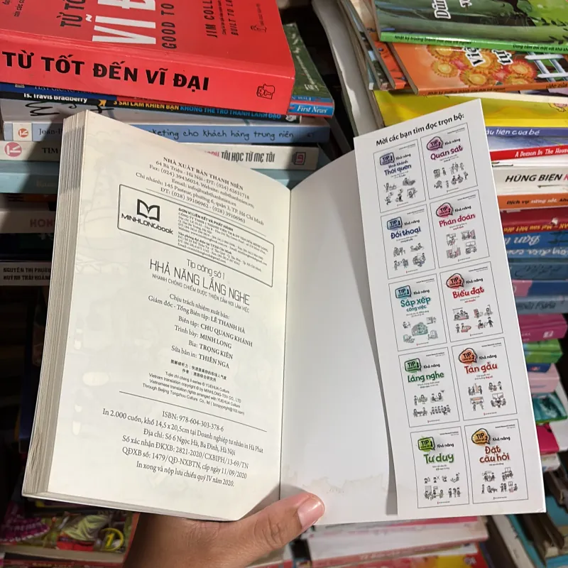 II Sách Kỹ Năng: Tip 1 Công Sở _ Khả Năng Lắng Nghe - Instant Research Institute - 2020 779186