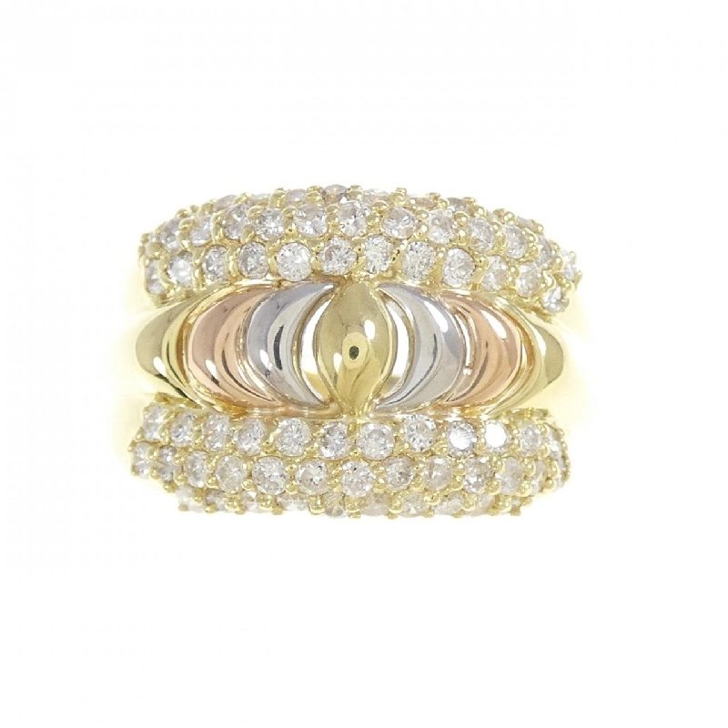 Nhẫn kim cương K18YG/PT900/K18PG 1.00CT 669777