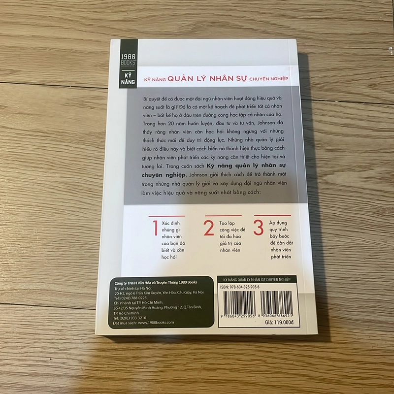 Kỹ năng quản lý nhân sự chuyên nghiệp - Whitney Johnson 498439