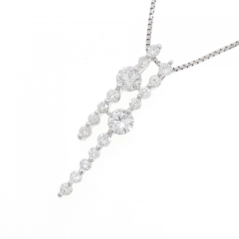 K18WG Dây chuyền kim cương 0.84CT - Hàng hiệu Authentic 862014