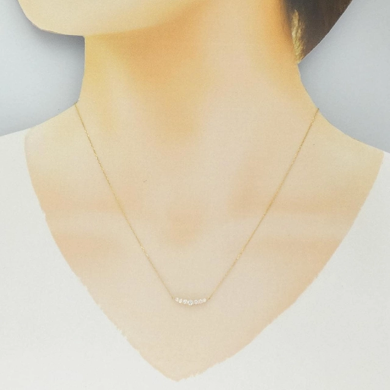 Dây chuyền kim cương K18YG 0.20CT - Hàng hiệu chính hãng 857813