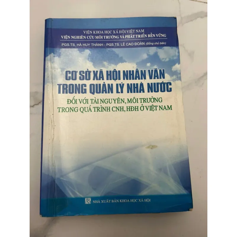 Cơ sở xã hội nhân văn trong quản lý nhà nước đối với tài nguyên, môi trường... 659308