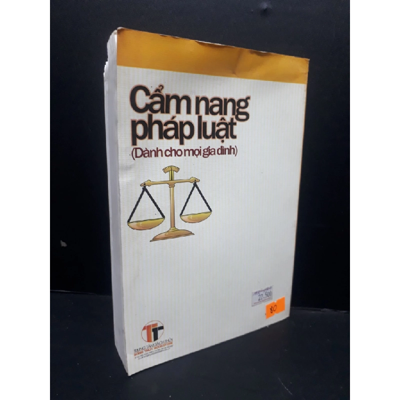 [Phiên Chợ Sách Cũ] Cẩm nang pháp luật (dành cho mọi gia đình) bị cong bìa2005 2303 426933
