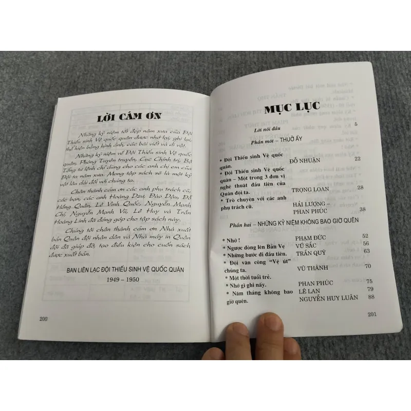 NHỮNG KỶ NIỆM VỀ ĐỘI THIẾU SINH VỆ QUỐC QUÂN 1949 - 1950 993168