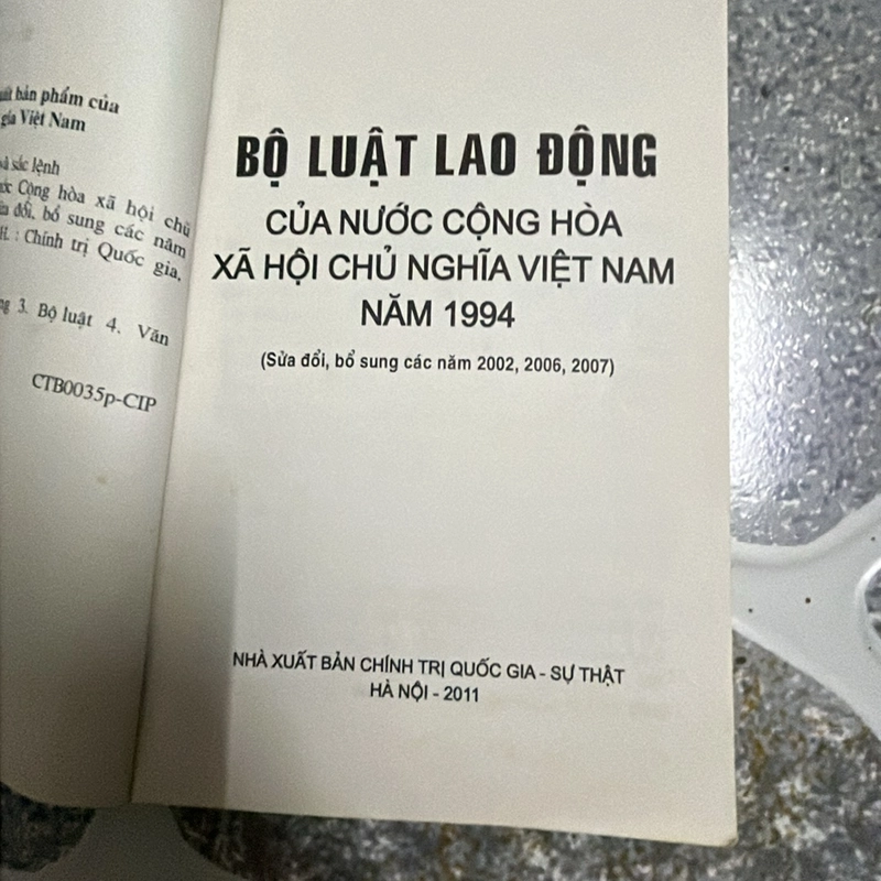 Bộ luật lao động 1994 463185
