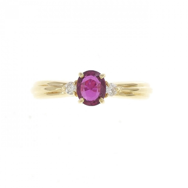 Nhẫn ruby K18YG 0.41CT - Hàng hiệu chính hãng 848890