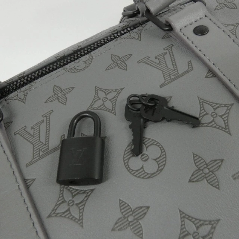 Túi Boston Louis Vuitton Monogram Shadow Keepall Bandoulière 50cm M46117 615189