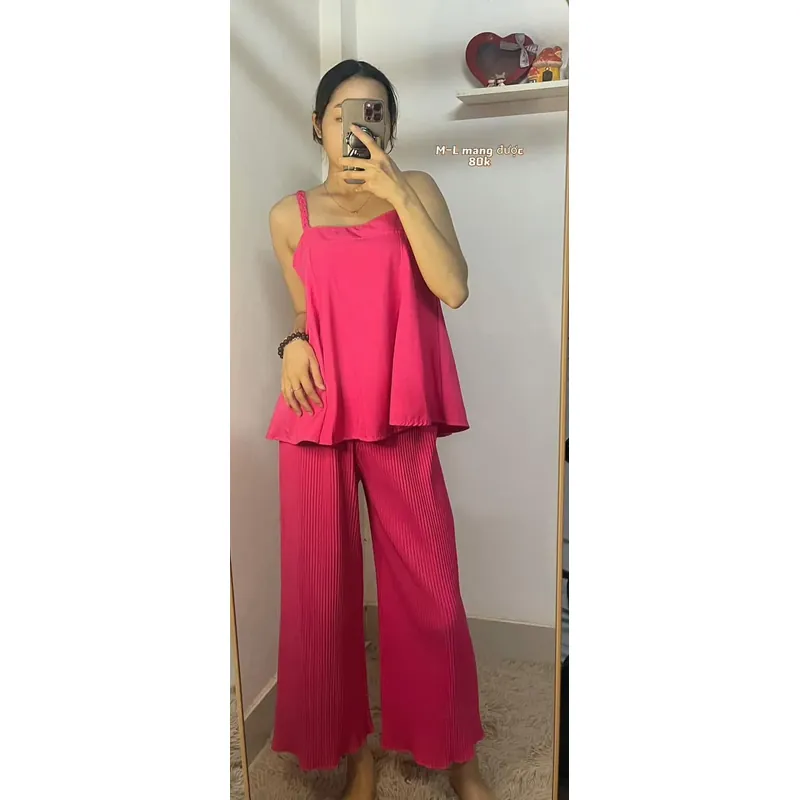 Set áo dây  hồng     653689