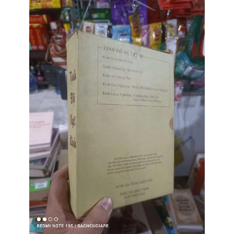 box 3 cuốn Tịnh độ ngũ kinh mới 80% ố nhẹ Phật giáo HCM2702 930367