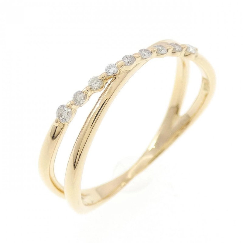 Nhẫn kim cương K18YG - Hàng hiệu Authentic 850093