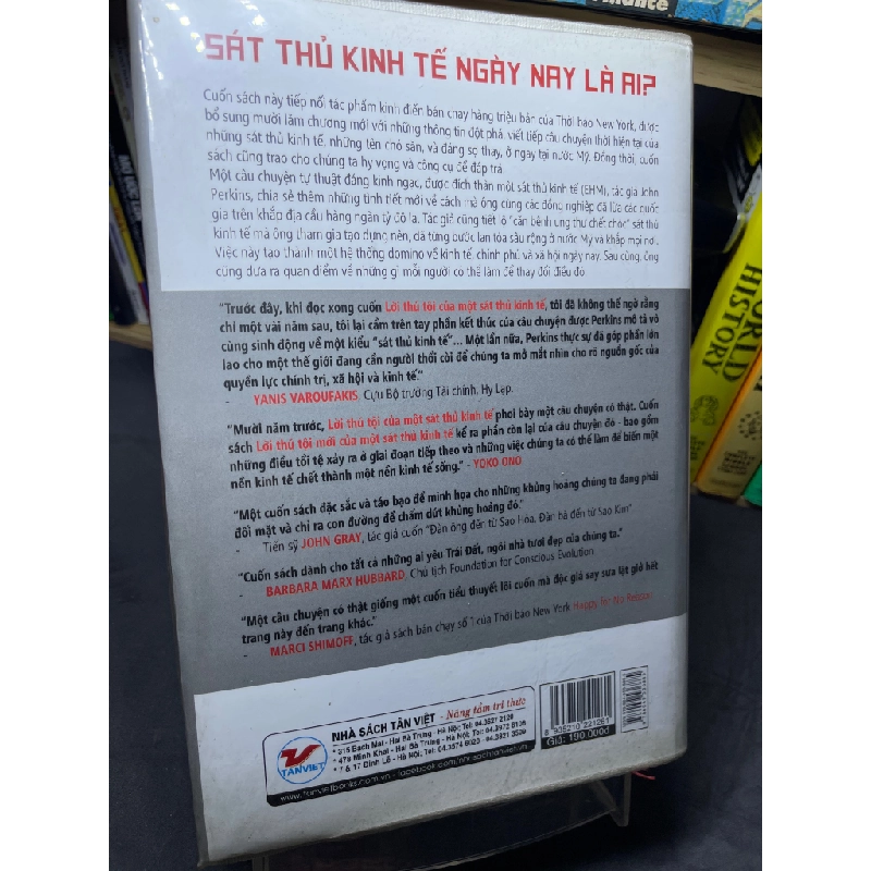 Lời thú tội của một sát thủ kinh tế 2018 bìa cứng mới 85% bẩn viền nhẹ John Perkins HPB2905 SÁCH LỊCH SỬ - CHÍNH TRỊ - TRIẾT HỌC 459135