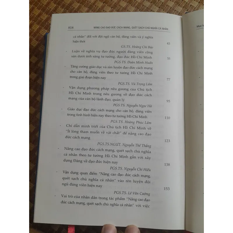 NÂNG CAO ĐẠO ĐỨC CÁCH MẠNG, QUÉT SẠCH CHỦ NGHĨA CÁ NHÂNI 735329
