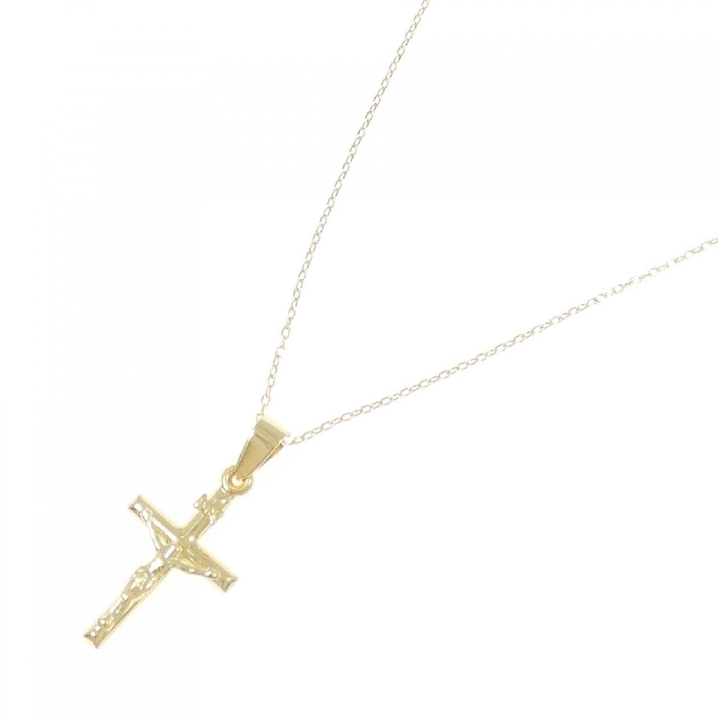 K18YG Dây chuyền hình chữ thập - Hàng hiệu Chính hãng 847376