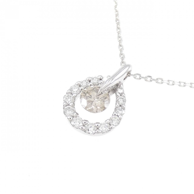 K18WG Dây chuyền kim cương 0.20CT - Hàng hiệu Chính hãng 862779