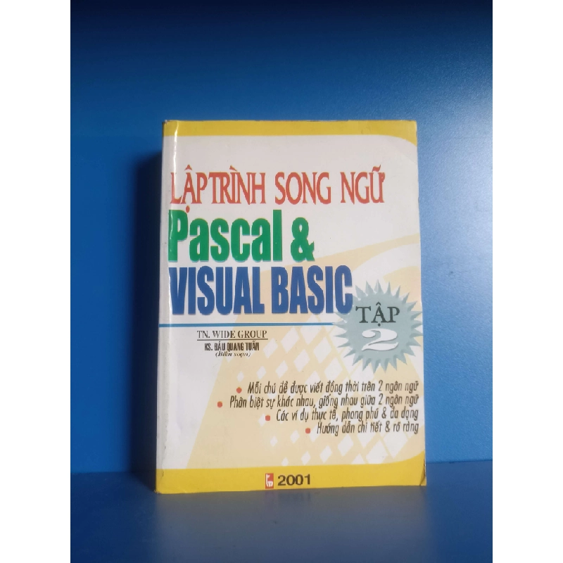 Lập trình song ngữ Pascal & Visual Basic (Giáo trình đại học - cao đẳng) VAVO 1028564