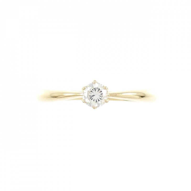 Nhẫn kim cương Solitaire K18YG 0.16CT 667848