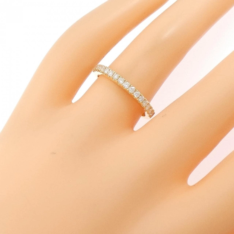 Nhẫn kim cương K18YG Half Eternity 0.32CT - Hàng hiệu Chính hãng 854984