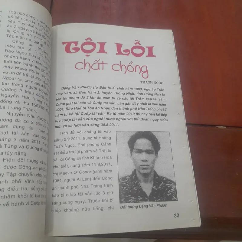 AN NINH TRẬT TỰ tập 235  tháng 9 năm 2011 688864