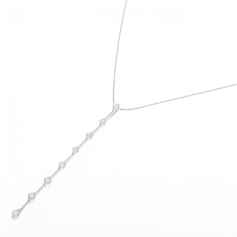 K18WG Dây chuyền kim cương 1.17CT - Hàng hiệu Chính hãng 856536