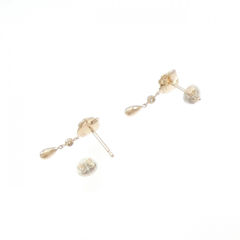 K18PG Vàng hồng Bông tai Kim cương 0.10CT - Hàng hiệu Chính hãng 876651