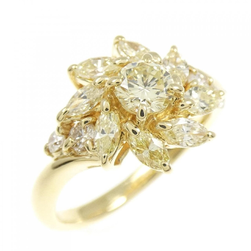 Nhẫn kim cương K18YG 1.00CT - Hàng hiệu Chính hãng 853026