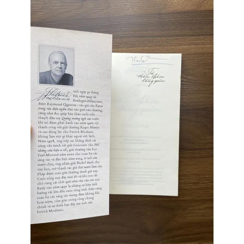 Từ thăm thẳm lãng quên - Patrick Modiano 971790