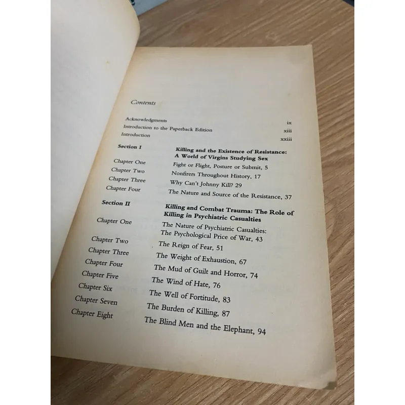 Sách cũ: On Killing - Lt. Col. Dave Grossman 971604