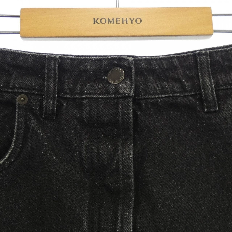 Chân váy denim dài logo tam giác PRADA GFD163 S222 109N - Hàng hiệu Authentic 820498