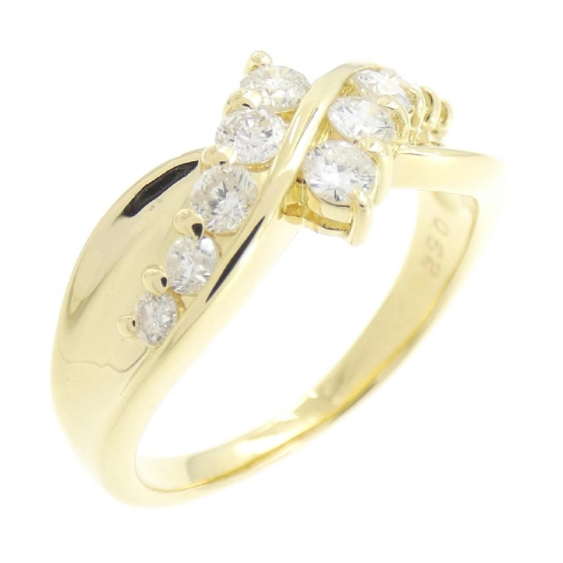 Nhẫn kim cương K18YG 0.52CT 669649