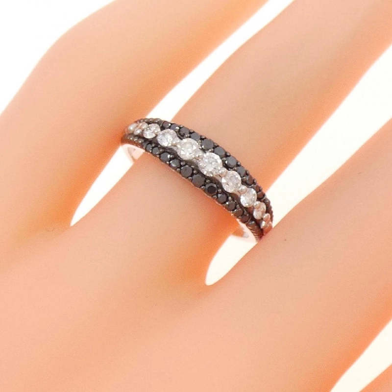 Nhẫn kim cương K18WG/K18BG 0.33CT 672826