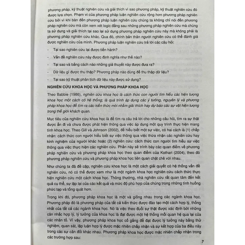 PHƯƠNG PHÁP NGHIÊN CỨU TRONG KINH DOANH 702168