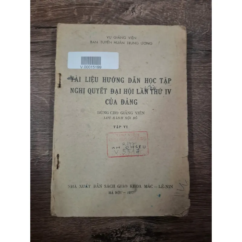 TÀI LIỆU HƯỚNG DẪN HỌC TẬP NGHỊ QUYẾT ĐẠI HỘI LẦN THỨ IV CỦA ĐẢNG 727940